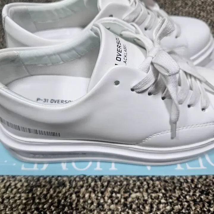 [BUNJANG] P-31 Oversoul White Sneakers (235mm) / p-31 스니커즈 화이트 판매(235mm)