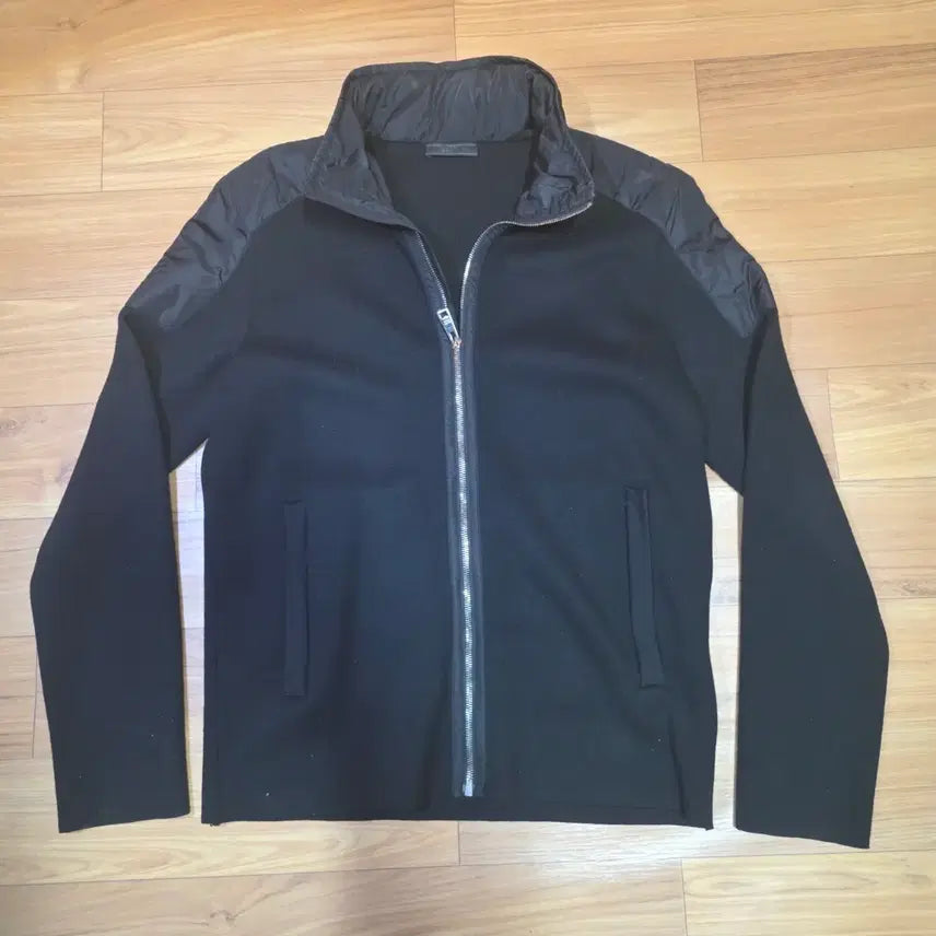 [BUNJANG] Prada Virgin Wool &amp; Re-Nylon Hybrid Zip-Up Jacket Size 50 / [정품 / 사이즈 50]  프라다 버진울 리나일론 하이브리드 집업자켓