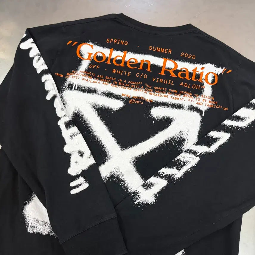 [BUNJANG] Off-White Golden Ratio Arrow Long Sleeve / 오프화이트 골든라티오 애로우 롱슬리브