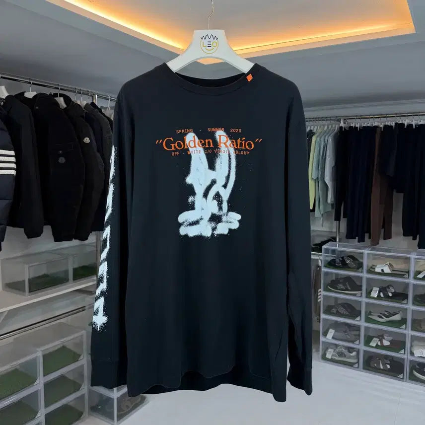 [BUNJANG] Off-White Golden Ratio Arrow Long Sleeve / 오프화이트 골든라티오 애로우 롱슬리브
