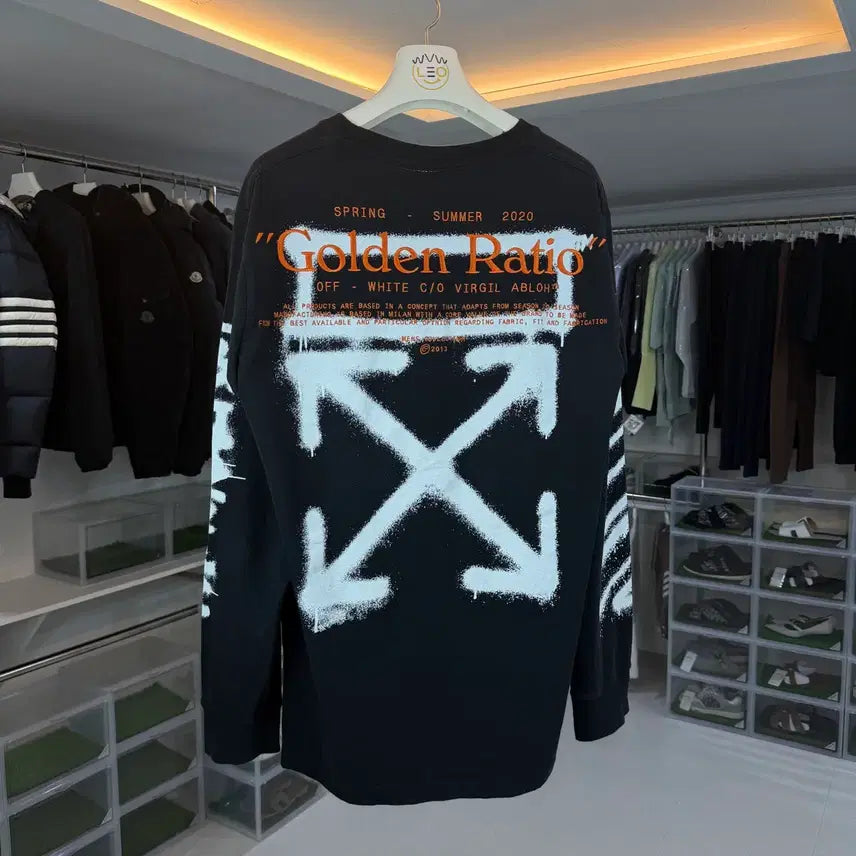 [BUNJANG] Off-White Golden Ratio Arrow Long Sleeve / 오프화이트 골든라티오 애로우 롱슬리브