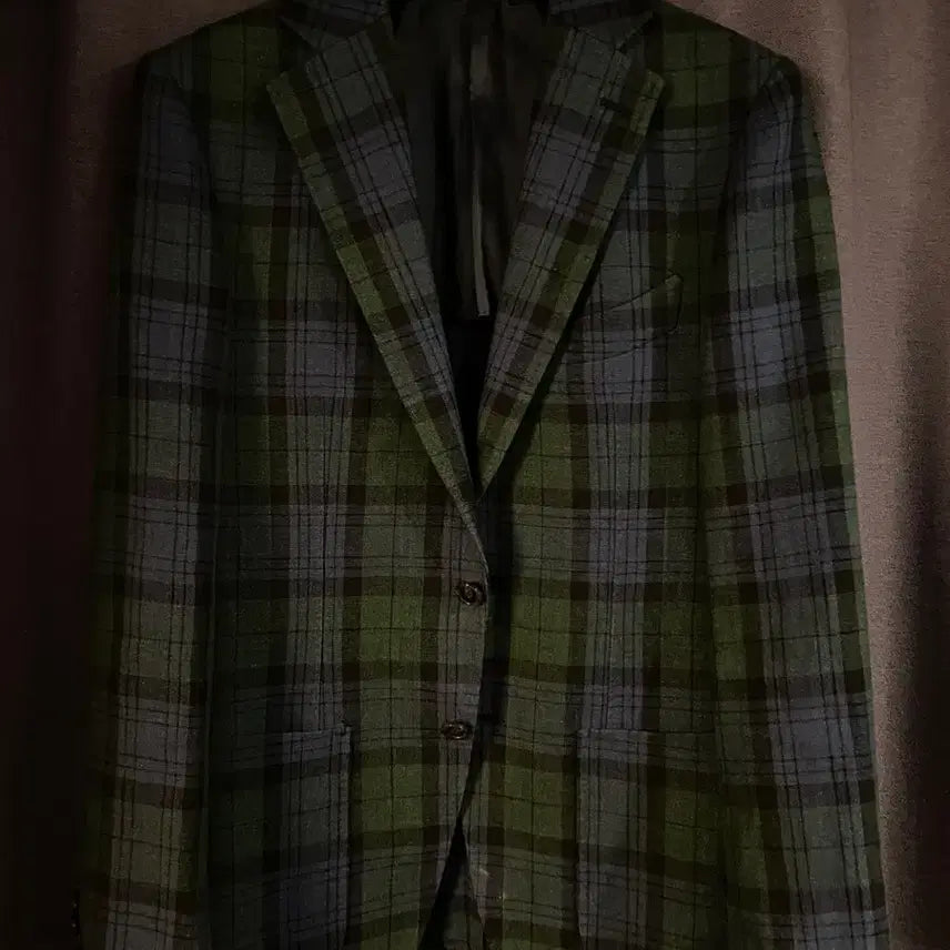 [BUNJANG] Man On The Boon Irish Linen Black Watch Jacket / 맨온더분 아이리시 리넨 블랙와치 자켓 슬림100 추천 블레이저