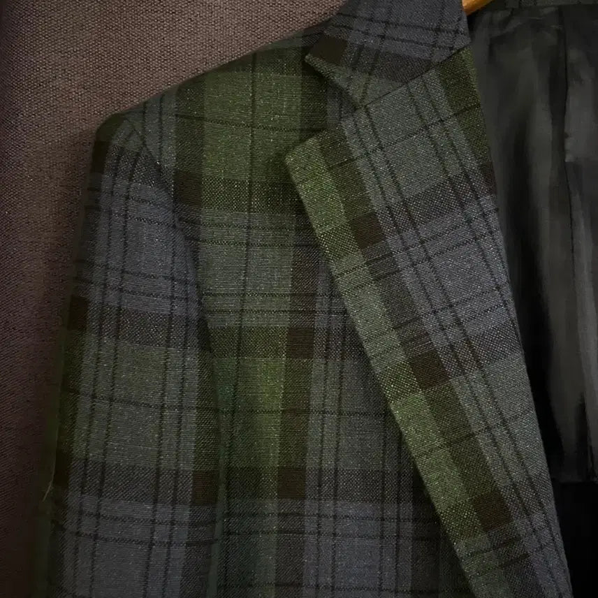 [BUNJANG] Man On The Boon Irish Linen Black Watch Jacket / 맨온더분 아이리시 리넨 블랙와치 자켓 슬림100 추천 블레이저