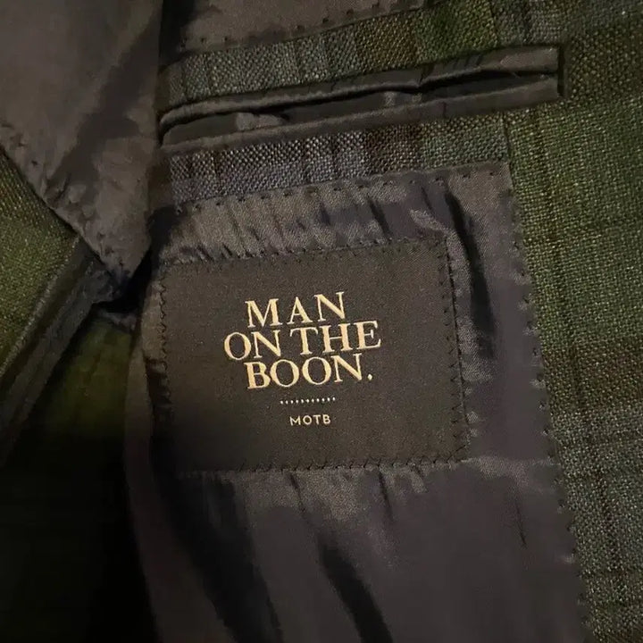 [BUNJANG] Man On The Boon Irish Linen Black Watch Jacket / 맨온더분 아이리시 리넨 블랙와치 자켓 슬림100 추천 블레이저