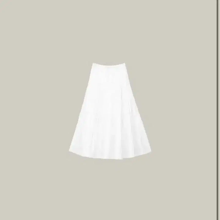 [SOLD OUT] 웨어웨더 샐리 티어드 스커트 화이트 기장추가 M