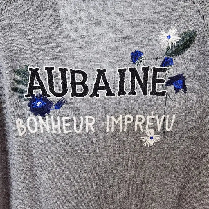 [BUNJANG] VOV Linen Blend Embroidered Cardigan / VOV 보브 여름 울 린넨 가디건 자수포인트 / 상태깨끗/프리
