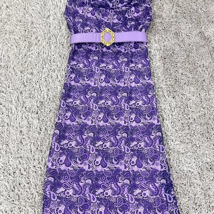[SOLD OUT] 정품 모조에스핀(MOJO.S.PHINE)  우아한 퍼플 페이즐리 밸티드