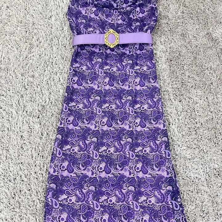 [SOLD OUT] 정품 모조에스핀(MOJO.S.PHINE)  우아한 퍼플 페이즐리 밸티드