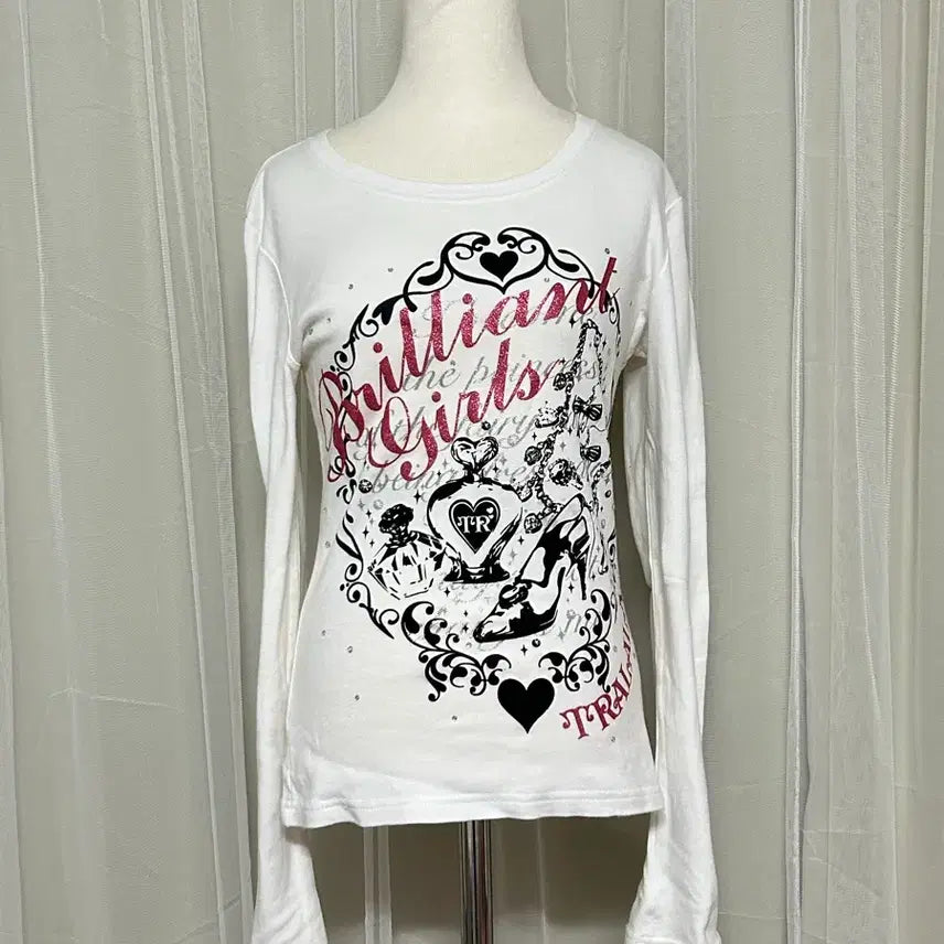[BUNJANG] Tralala Himegyaru Long Sleeve Top / 트랄라라 히메걀 롱슬리브