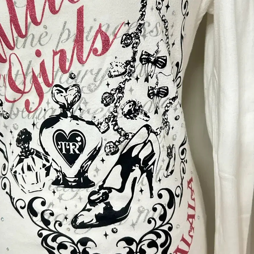 [BUNJANG] Tralala Himegyaru Long Sleeve Top / 트랄라라 히메걀 롱슬리브
