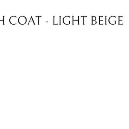 [BUNJANG] Poeto Brown Trench Coat / 포에토 트렌치 코트