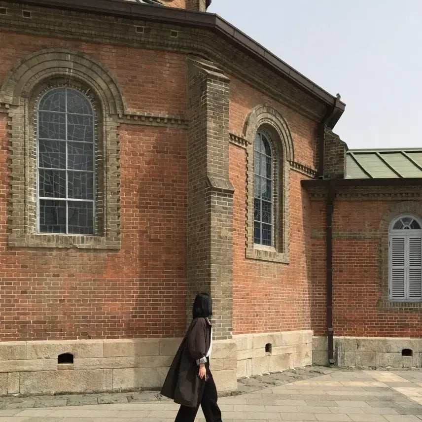 [BUNJANG] Poeto Brown Trench Coat / 포에토 트렌치 코트