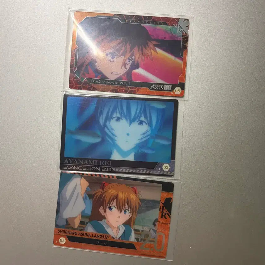 [BUNJANG] Evangelion Rei Asuka Trading Cards Set / 에반게리온 고전카드 레이 아스카
