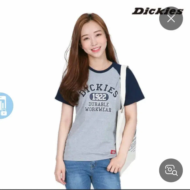 [BUNJANG] Dickies Unisex Short Sleeve T-Shirt Charcoal Grey / 택있는 새상품!!남녀공용 반팔티