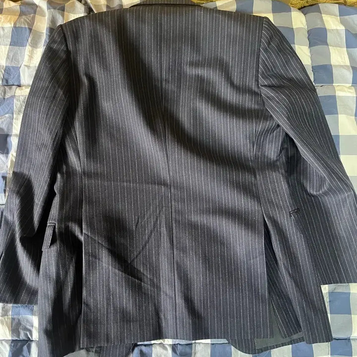 [BUNJANG] LANVIN Stripe Blazer Jacket / LANVIN 남색 블레이저 자켓