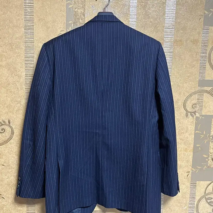 [BUNJANG] LANVIN Stripe Blazer Jacket / LANVIN 남색 블레이저 자켓