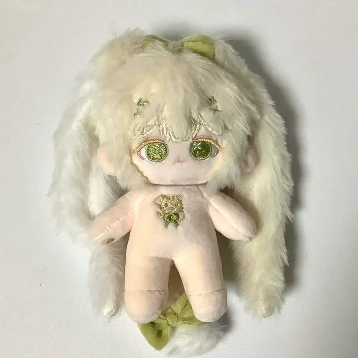 [BUNJANG] Unbranded 10cm Nyan-ko Doll with Bone and Long Rabbit Fur / 무속성 솜인형 10cm 냔코 뼈o 긴토끼털