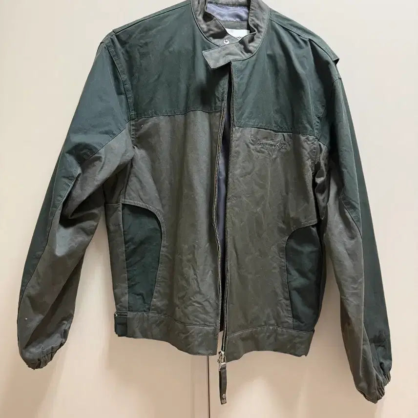 [BUNJANG] The Vinyl House Racer Jacket Khaki / 더 바이닐 하우스 레이서 자켓 카키