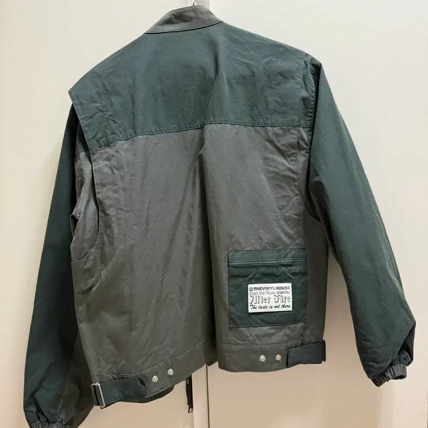 [BUNJANG] The Vinyl House Racer Jacket Khaki / 더 바이닐 하우스 레이서 자켓 카키