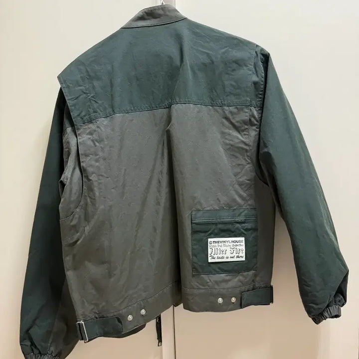 [BUNJANG] The Vinyl House Racer Jacket Khaki / 더 바이닐 하우스 레이서 자켓 카키