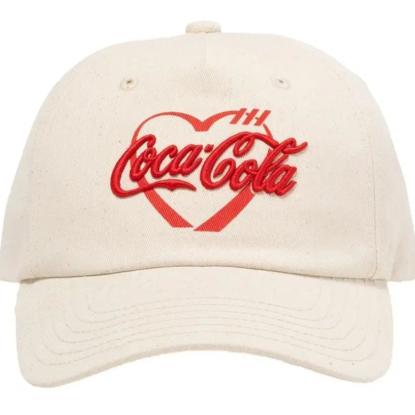 [BUNJANG] Human Made x Coca-Cola 5 Panel Twill Cap / 휴먼 메이드 x 코카콜라 5 패널 트윌 캡 화이트
