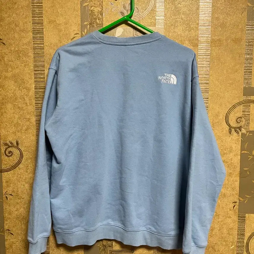 [BUNJANG] The North Face x Samdasoo Collaboration Sky Blue Sweatshirt / [ 노스페이스X삼다수 콜라보 맨투맨 L/100 ]