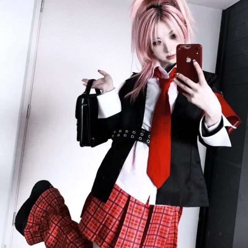 [BUNJANG] Character Chage! Hinamori Amu Cosplay Costume Rental / 캐릭캐릭체인지 캐캐체 히나모리 아무 코스프레 졸업사진 대여