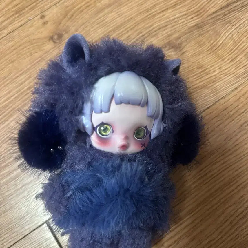 [BUNJANG] Pop Mart Skullpanda Cerberus Keyring Plush / 팝마트 정품 스컬판다 케르베로스 키링 인형