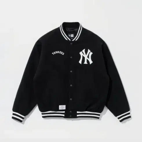 [BUNJANG] New Era New York Yankees World Series Patch Stadium Jacket / (급매) 뉴에라 뉴욕 양키스 월드시리즈 패치 스타디움 재킷