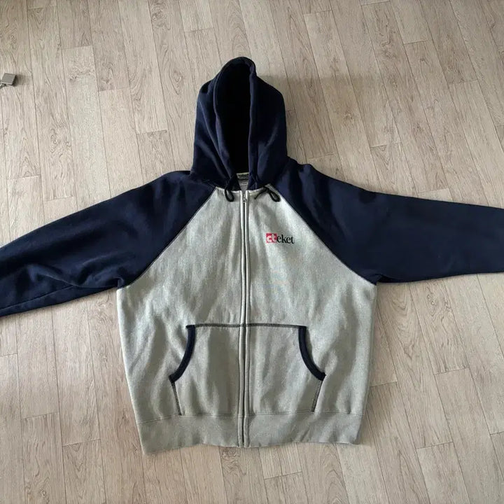 [BUNJANG] Tecket Hooded Zip-up Jacket / 테켓 후드집업