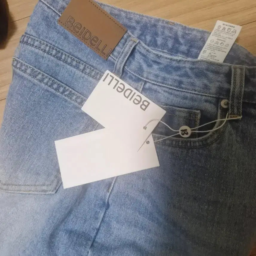 [BUNJANG] Baydeli Ocean Wide Denim Pants (Light Blue) - Short / 베이델리 오션 와이드 데님 팬츠 청바지 연청 s 숏