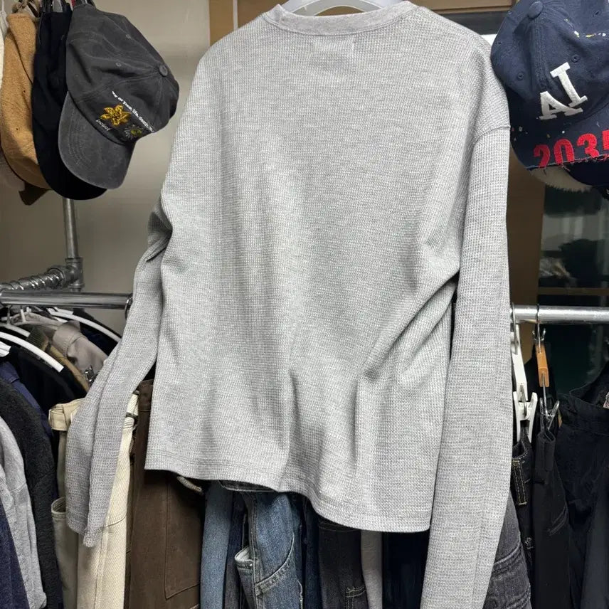[BUNJANG] Indust Waffle Long Sleeve T-Shirt L / 인더스트 와플 롱슬리브 티셔츠 L