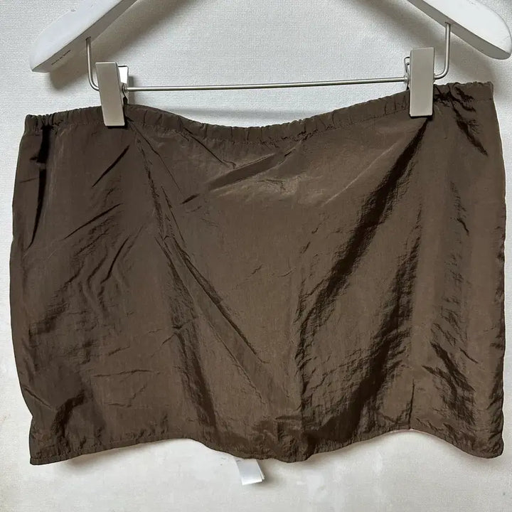 [BUNJANG] LOW CLASSIC Brown Banding Mini Skirt (Size S) / 로우클래식 브라운 밴딩 스커트 S