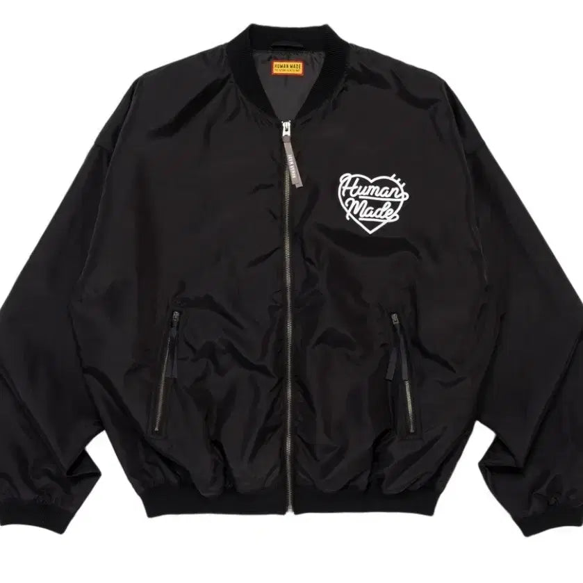 [BUNJANG] Human Made Nylon Blouson Jacket Black XL / 휴먼 메이드 나일론 블루종 블랙
