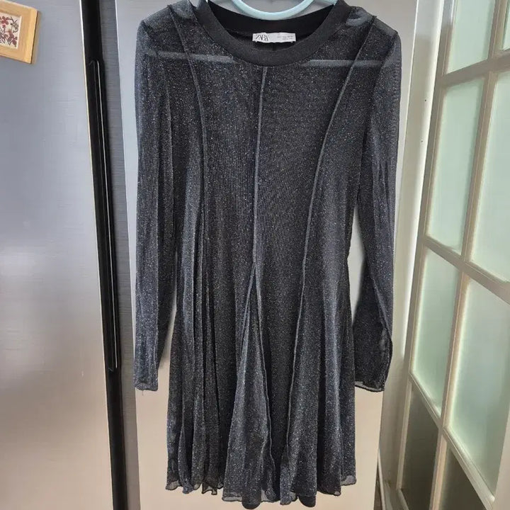 [BUNJANG] ZARA Glitter Mini Dress / [ZARA] 블링블링 글리터 미니 원피스 (신축성 최고)