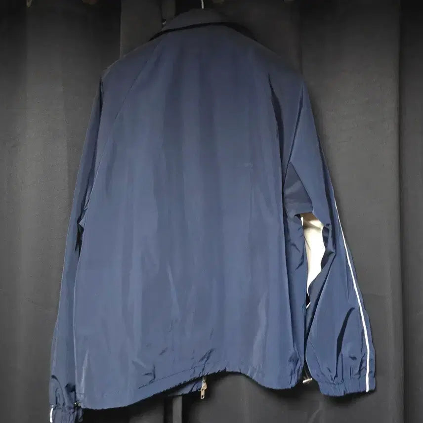 [SOLD OUT] 파이핑 라인 윈드 브레이커 네이비 M 사이즈 슬로우 레코드 하우스 무신사