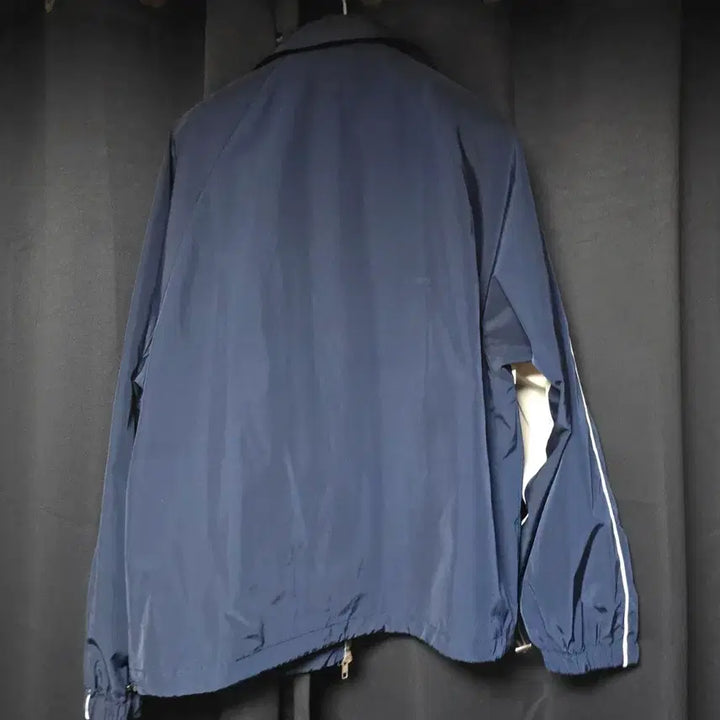 [SOLD OUT] 파이핑 라인 윈드 브레이커 네이비 M 사이즈 슬로우 레코드 하우스 무신사