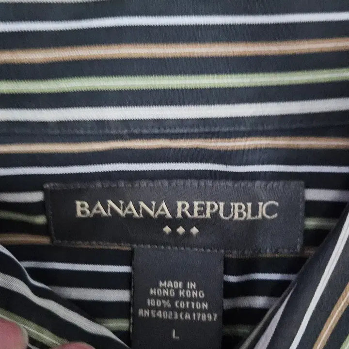 [BUNJANG] Banana Republic Striped Shirt / 바나나 리퍼블릭 스트라이프 셔츠. 급처분
