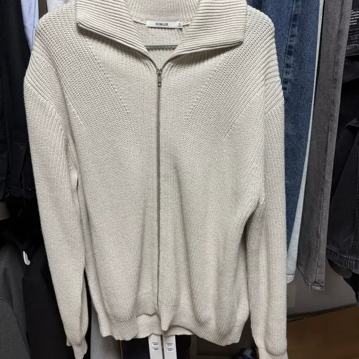 [BUNJANG] KIMUER Knit Zip-Up / 키뮤어 니트집업