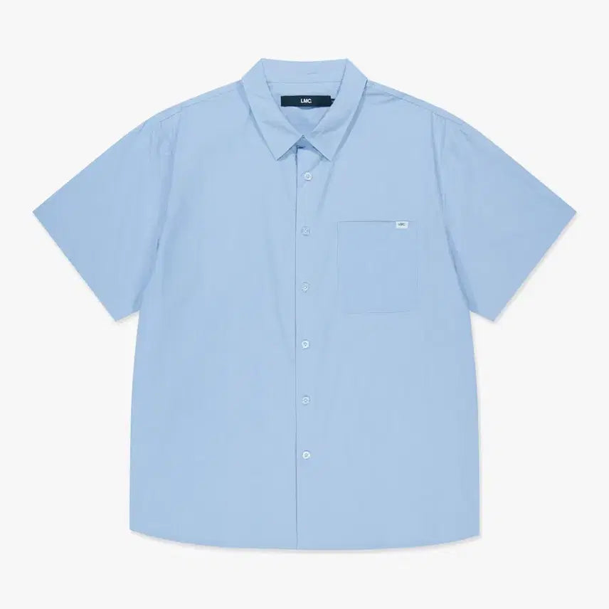 [SOLD OUT] LMC 데일리 코튼 쇼츠 셔츠 라이트 블루 2 (새상품)
