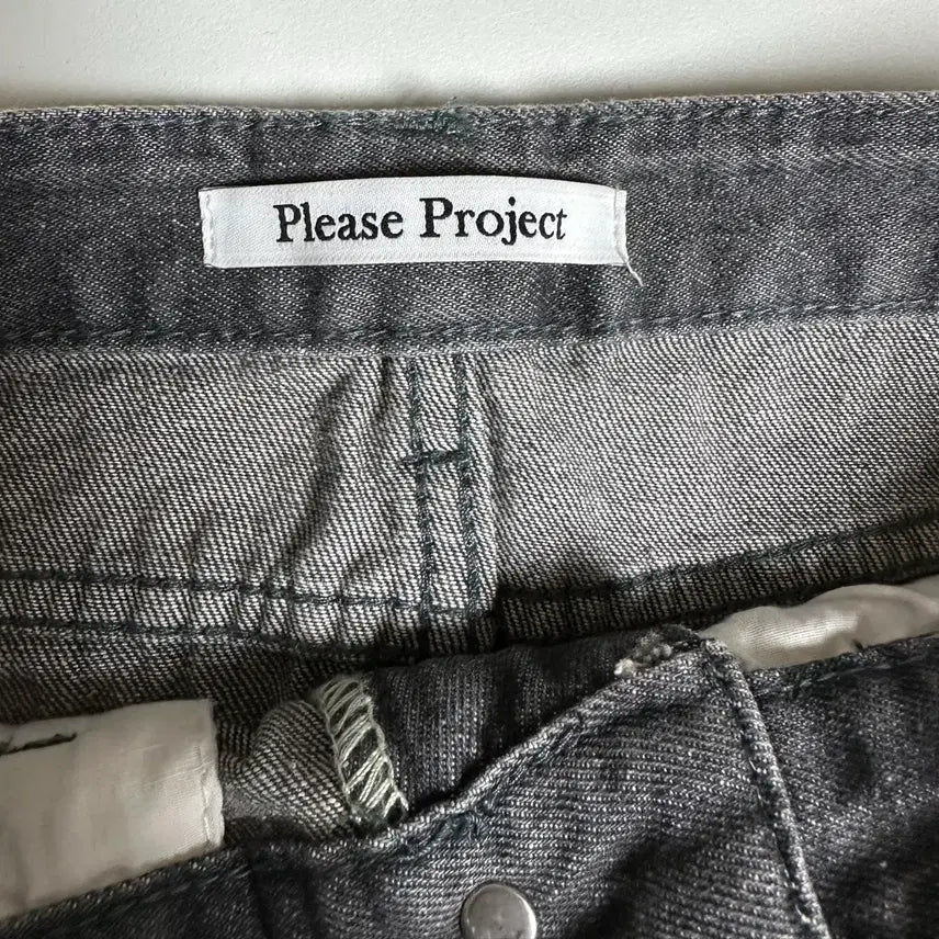 [BUNJANG] Please Project Black Skinny Jeans / Please Project 데님 팬츠 블랙진