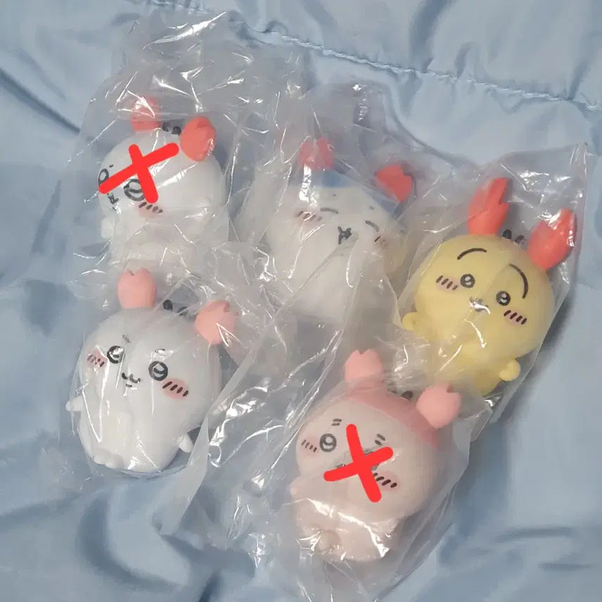 [BUNJANG] Chiikawa Lobster Costume Soft Vinyl Figure Set / 치이카와 소프비 피규어 3탄 3종 / 바닷가재 코스튬