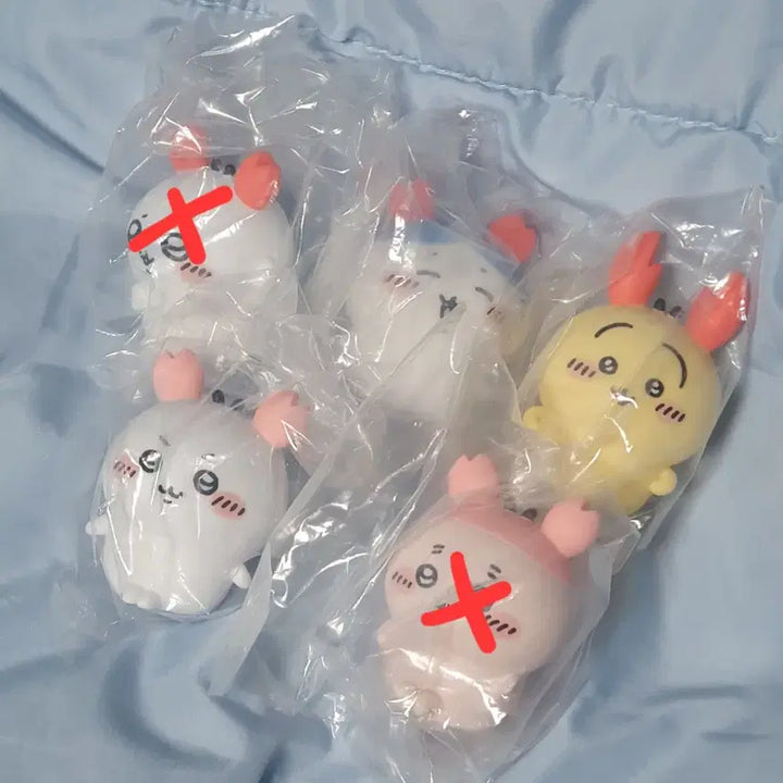 [BUNJANG] Chiikawa Lobster Costume Soft Vinyl Figure Set / 치이카와 소프비 피규어 3탄 3종 / 바닷가재 코스튬