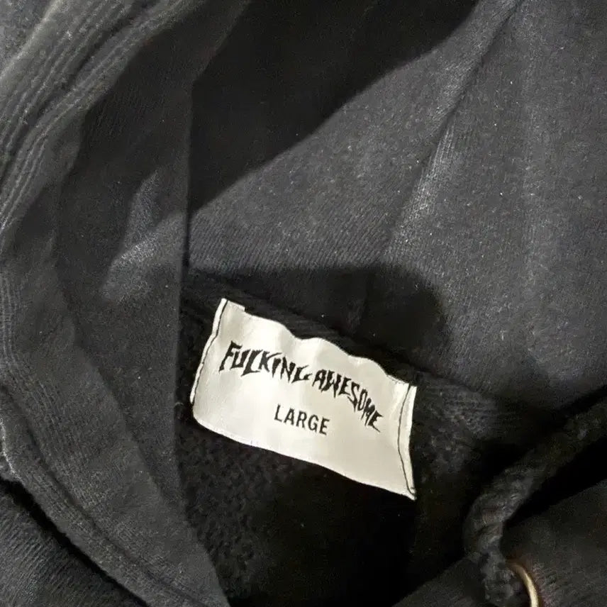 [BUNJANG] Fucking Awesome Hoodie Black / (L) 퍼킹어썸 후드 블랙