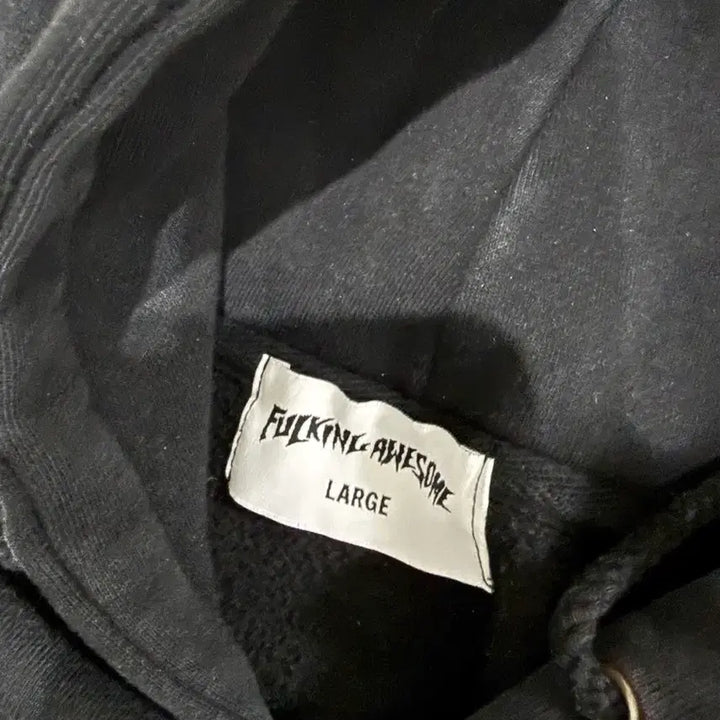 [BUNJANG] Fucking Awesome Hoodie Black / (L) 퍼킹어썸 후드 블랙