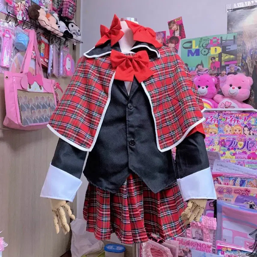 [BUNJANG] Character Chage Yui Cosplay Costume / L사이즈) 캐릭캐릭체인지 캐캐체 유이 코스프레 졸업사진 대여