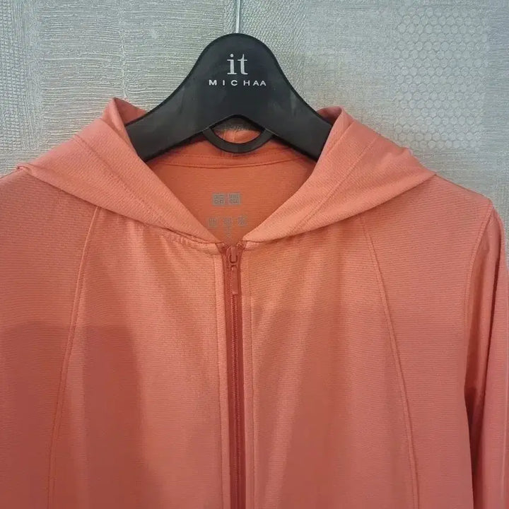 [SOLD OUT] 유니클로 에어리즘 코랄 후드집업 XL