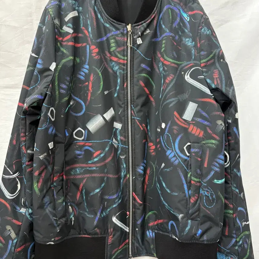 [BUNJANG] Paul Smith Pattern Reversible Bomber Jacket / 폴스미스 패턴 봄버 양면자켓L/100사이즈(정품)