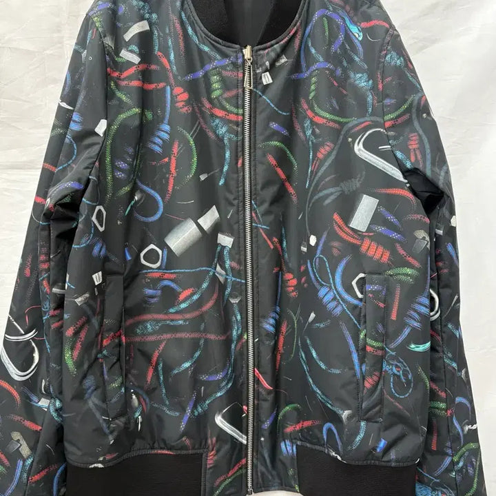 [BUNJANG] Paul Smith Pattern Reversible Bomber Jacket / 폴스미스 패턴 봄버 양면자켓L/100사이즈(정품)