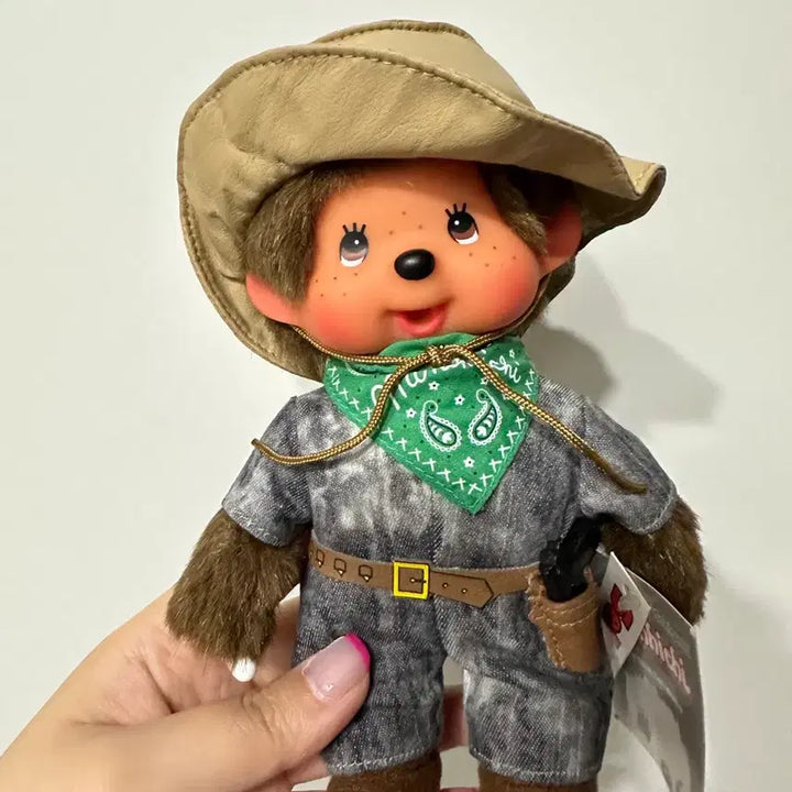 [BUNJANG] Monchhichi Cowboy Doll / 고전 몬치치 카우보이